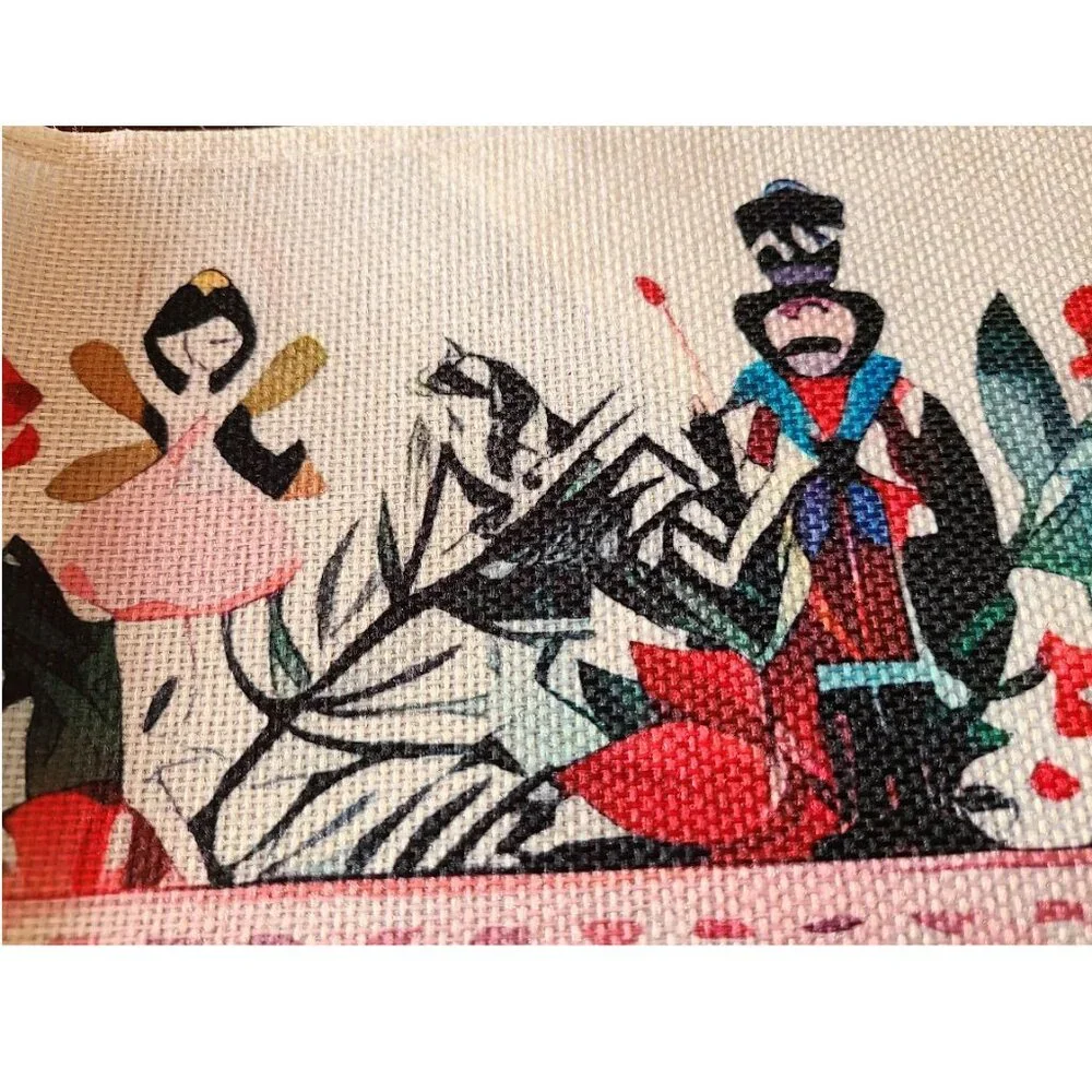 Nutcracker Table Runner Halloween Decor Decorative Cloth Holiday Decoration 72